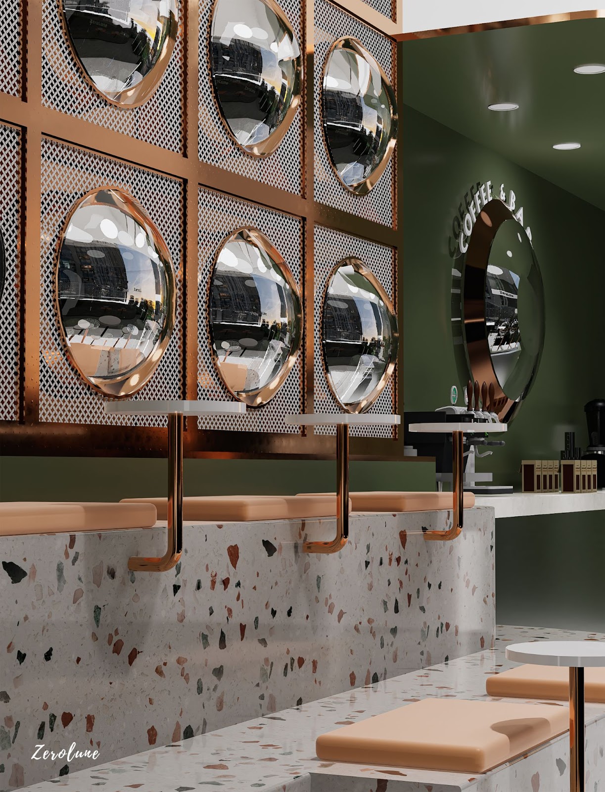 low budget small cafe interior design