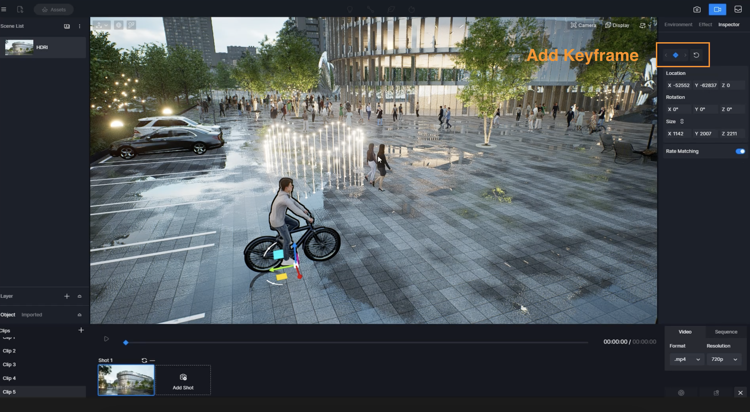 How to Use Keyframes to Create Animations in D5 Render?