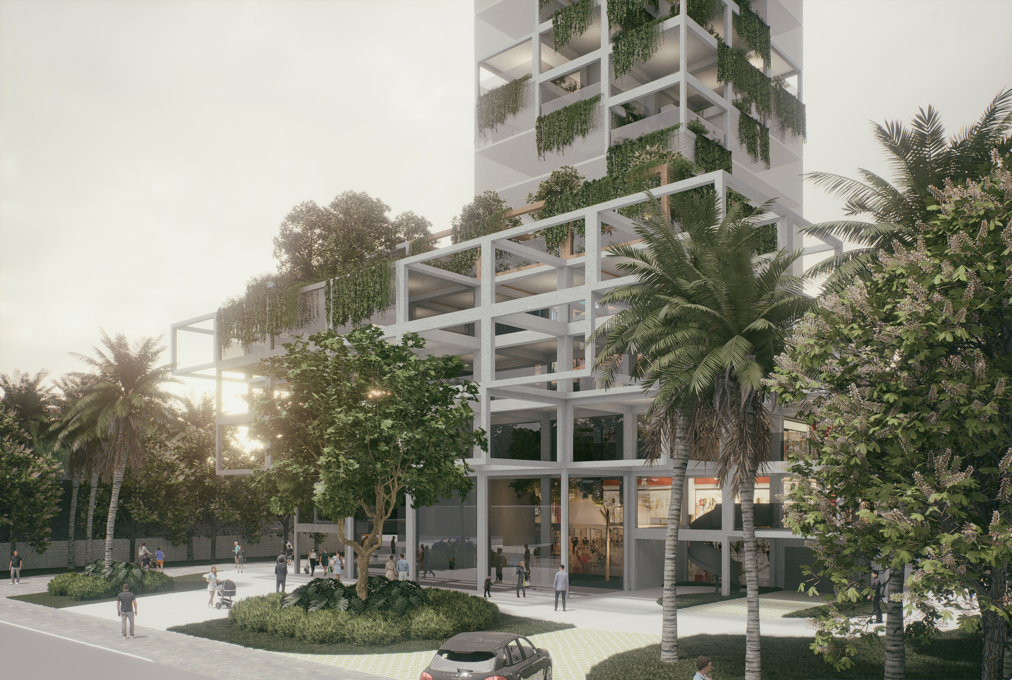 Mejora de la arquitectura ecológica con renderizado en tiempo real basado en IA