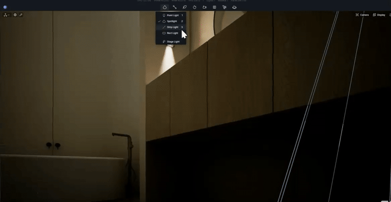 Interior lighting with D5 Render: Achieve realistic, soft, and balanced lighting for dark rooms