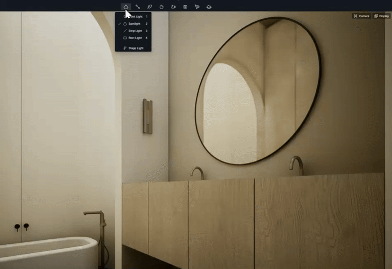 Interior lighting with D5 Render: Achieve realistic, soft, and balanced lighting for dark rooms