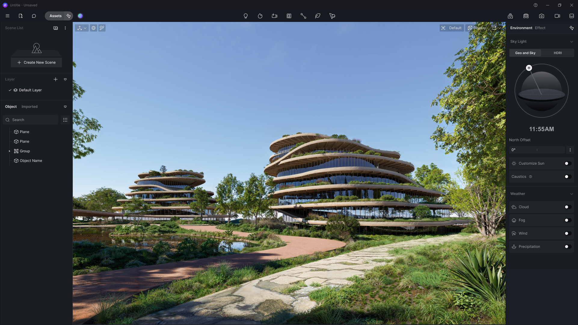 photorealistic render