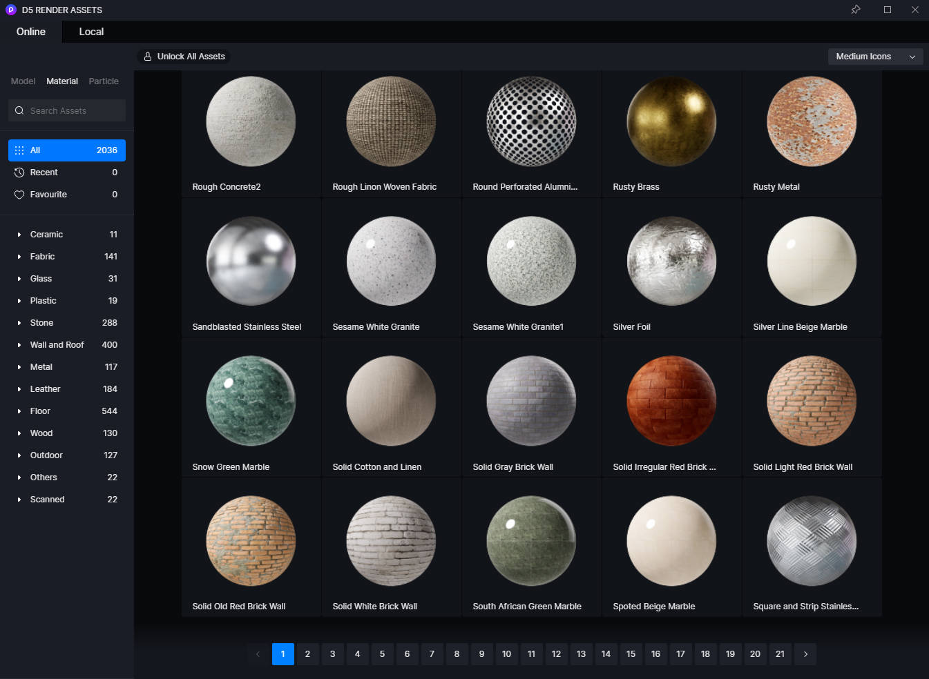 One-Click Solution to Create Building Materials for Arch Designers