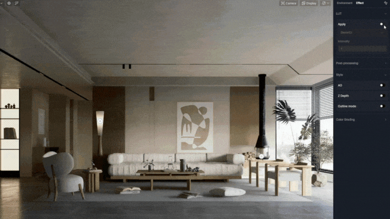 Look up tables d5 render