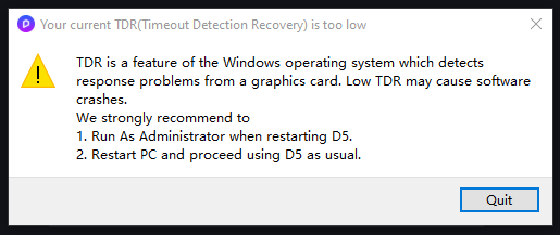 What is TDR and how to solve the TDR(Timeout Detection Recovery) problem when rendering?