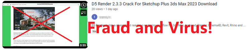 100%의 즉시 사용 가능한 D5 Render 균열
