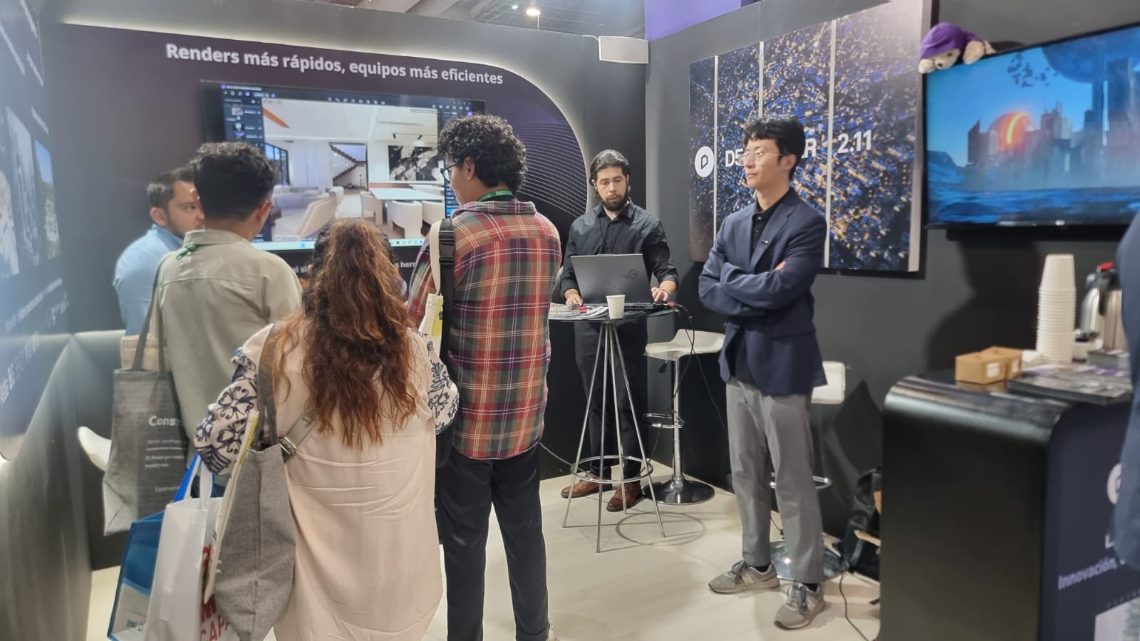D5 부스 내부: Expo CIHAC 2025 3일간의 주요 내용